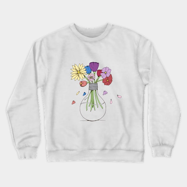 Cut Flowers Crewneck Sweatshirt by Svaeth